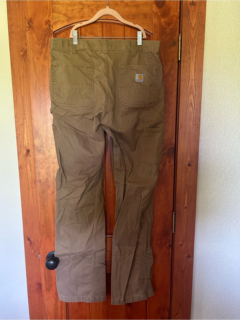 Carhartt Men's Utility Work Pants - Tan - Picture 2 of 5